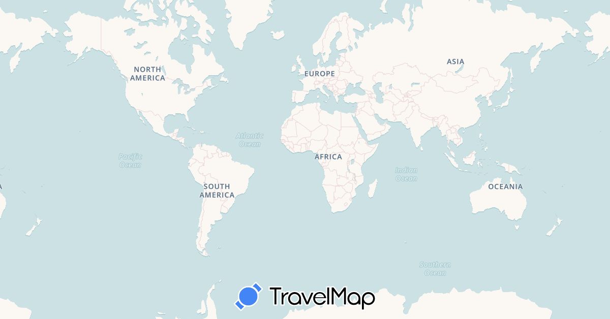 TravelMap itinerary: driving, plane, train in Austria, Belgium, Switzerland, Czech Republic, Germany, France, United Kingdom, Italy, United States (Europe, North America)